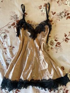 Lace Trim Cami Slip Dress
