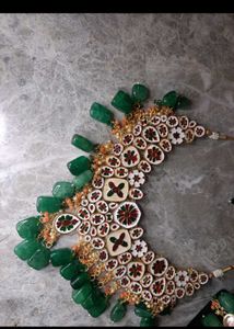 Royal Green Kundan Bridal Set