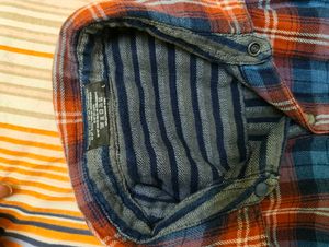 spykar reversable shirt