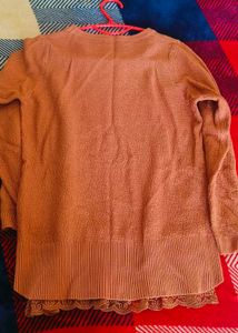 2 Lace Detail Sweater