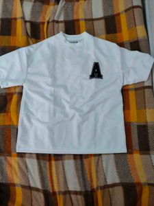 Oversized White Casual T-Shirt