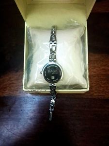 Titan Raga Steel Watch With Warrenty Card