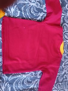red sweatshirt for baby girl or boy,perfect for light winters