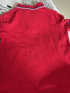 Boys Red Polo T-Shirt