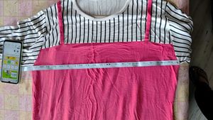 Pink &amp; Striped Dress