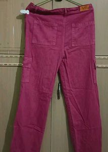 Pink Cargo Pants