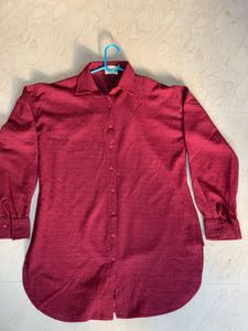 Maroon Textured Co-Ord Set | Elegant &amp; Comfortable