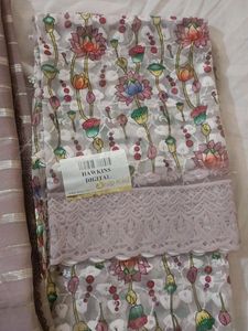 New Trending Dual Shade Saree With Cutwork Blouse