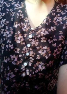 Floral Print Top For Women