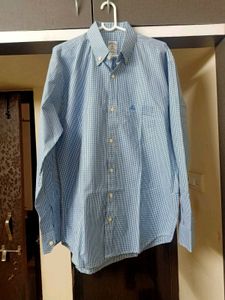 NEW BROOKS BROTHER&#39;S Blue Checked Shirt