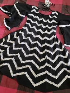 Black &amp; White Garara Dress ❣️