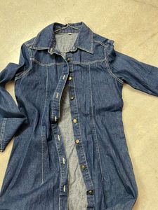 Preloved Denim Shirt Dress