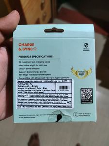Ambrane 60W / 3A Fast Charging Braided Cable