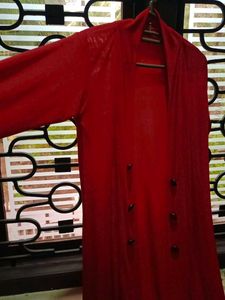 Bright Red Overcoat