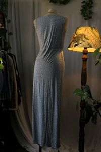 Elegant Grey Maxi Dress
