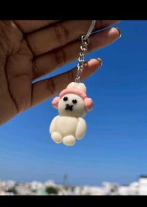 🍦🐻🐾 Cuteness On-the-Go – Handmade Keychain Comb