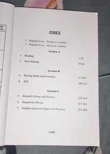 Support Material English Class 11