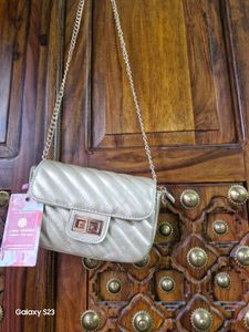 Lino Perros Gold Toned Sling Bag(NO TAGS)
