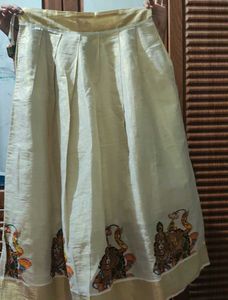 Ethnic Skirt with Mural Art