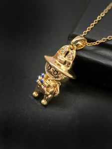 18k Gold Labubu Doll Nacklace