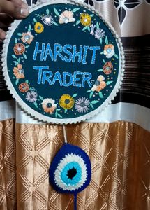 Handcrafted embroidery hoop Floral Wall Decor