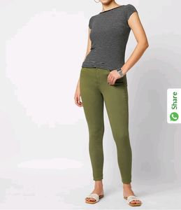 Kraus Olive Jeans Girls