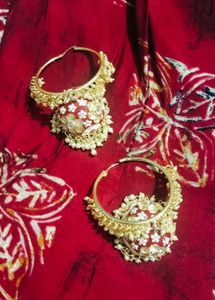 Hoop Jhumka Earrings