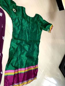 Green Ethnic Kurta
