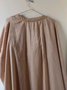 Embroidered Top With Shrug