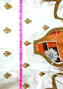 Gold Embroidered Fabric