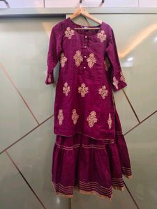 Stunning Libas Embroidered Sharara Set