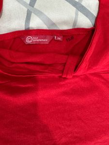 Red Halter Neck Top