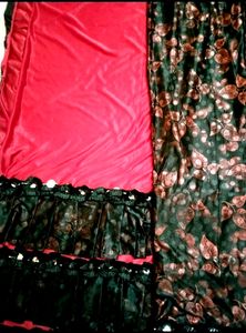 @Saree Blouse Piece Black Blous