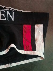 Ben Steven Men&#39;s Underwear Black With Red And Whit