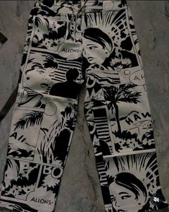 Comic Print Pants