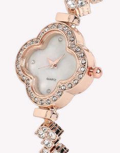 Rose Gold Clover Watch