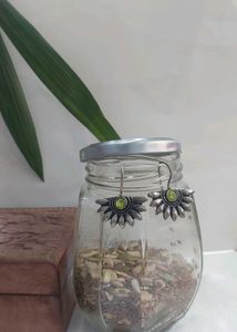 Boho Sunflower Dangle Earrings