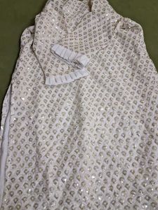 Off White Kurti For Girls