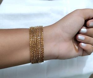 Golden Stone Beautiful Bangles Set 🧡