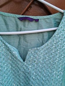 Mint Green Embellished Top