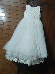 White Tulle Party Dress