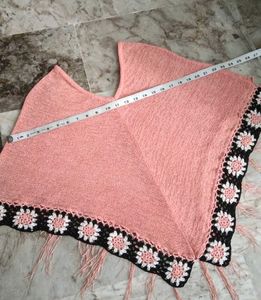 Summer Ponchu top (क्रोशिया से बना)