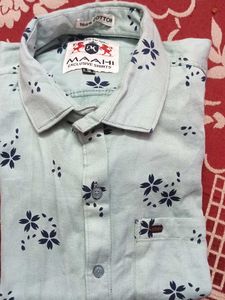 Flower Designed Shirts With 100%Cotton Cloth