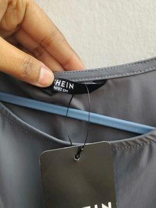 Gray Sleeveless Co-ord Set