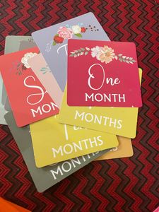 Baby Growth Milestone Card