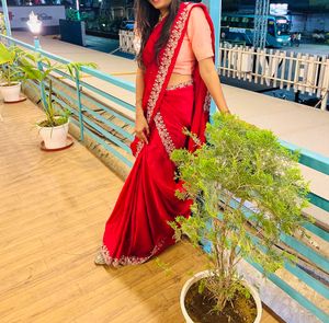 pita work heavy saree