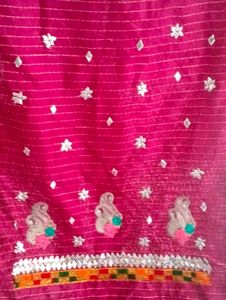 New Zari Work Dress Material Kapda Garara Dres