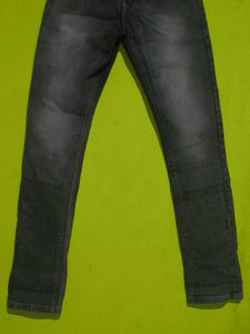 Grey Charcoal Slim Jeans