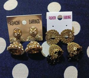 Earrings Jhumkas Set
