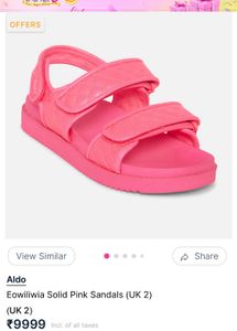 *Sale* Aldo Pink Quilted Sandals